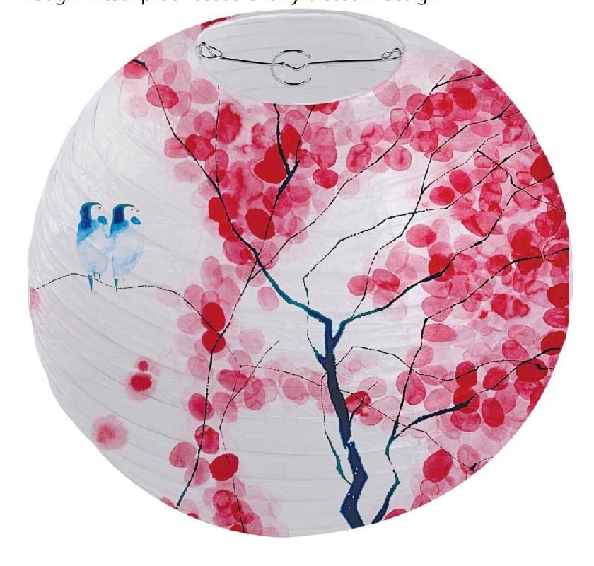 Solid Color Paper Lantern Halloween Lanterns