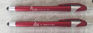 Popular Ballpoint Pen With Front Stylus wholesale, custom logo printed