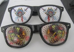 Pinhole Eyeglasses Silkprint on Lens wholesale, custom printed logo