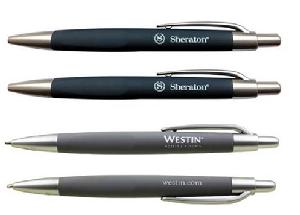 Plastic Click-Action Ball Point Pen wholesale, custom printed logo