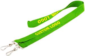 Double End Lanyard With Two J-hook wholesale, custom logo printed
