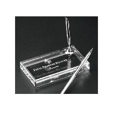 Desk Crystal Pen Holder wholesale, custom printed logo