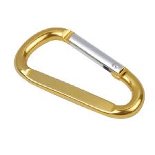 Small Flat D Shaped Carabiner wholesale, custom printed logo
