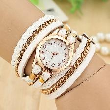 Women's Leather Wrap Around Watch wholesale, custom logo printed