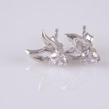 Authentic Sterling Silver Earrings wholesale, custom printed logo