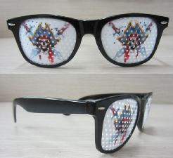 Pinhole Eyeglasses With Color Painting Printing On Lens wholesale, custom logo printed
