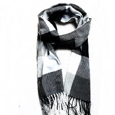 Grid Printing Scarf with Fringe wholesale, custom logo printed