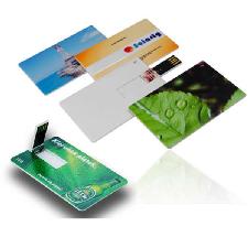 Credit Card USB Drive 8 GB wholesale, custom logo printed