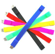 16GB Silicone Bracelet USB Flash Drive wholesale, custom logo printed
