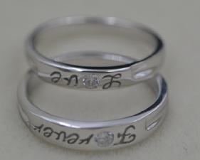 Authentic Sterling Silver Ring wholesale, custom printed logo